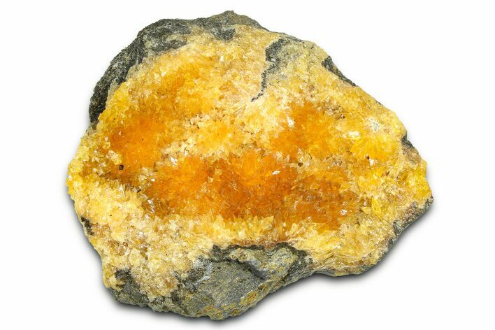 Intense Orange Calcite Crystal Cluster - Poland #374696